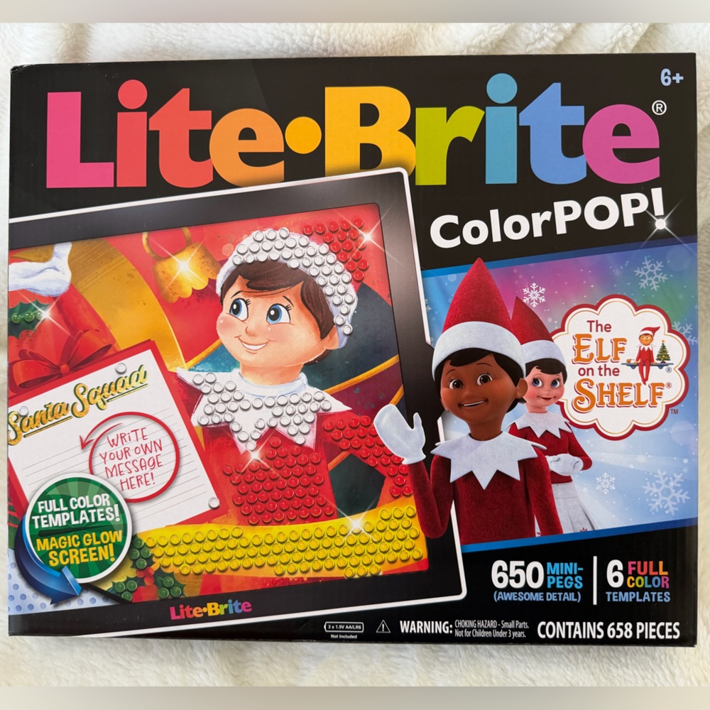 Hasbro Lite-Brite ColorPOP! Elf on the Shelf